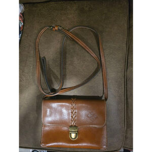 Women's Patricia Nash Bianco Crossbody Organizer Brown Leather Bag One Size